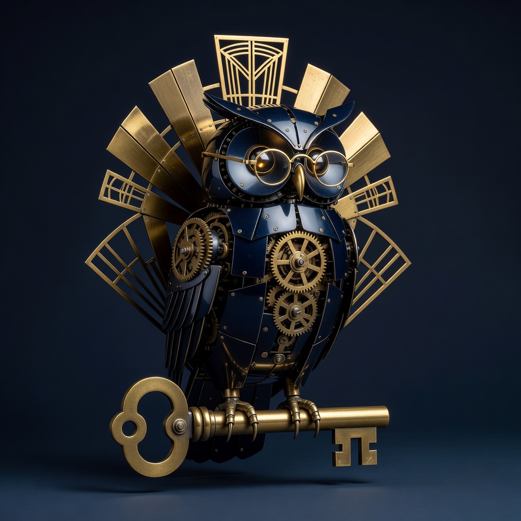 Clockwork owl benchmark specimen