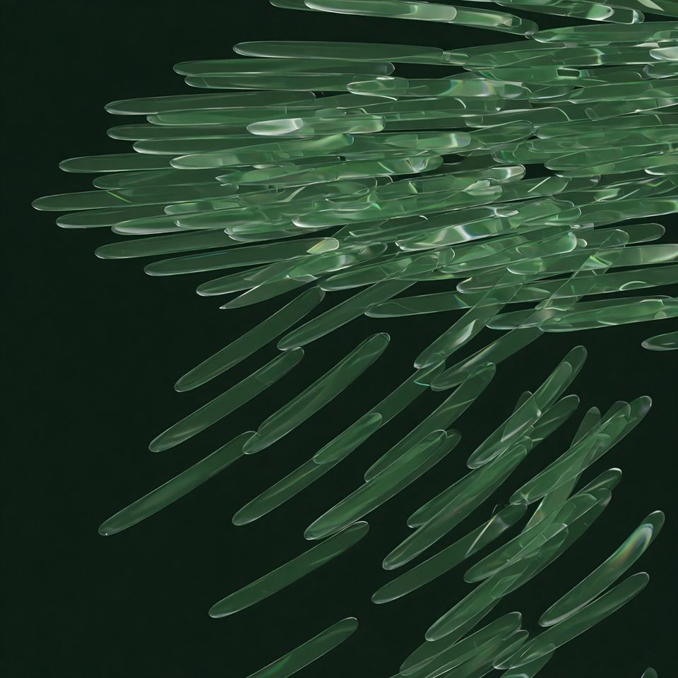 Generated specimen oc26r-r5a-interpenetrating-frond-grok-imagine-quality-01