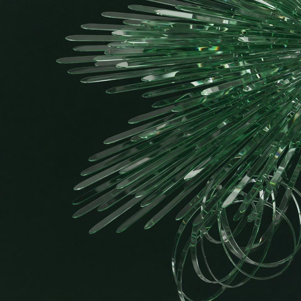 Generated specimen oc26r-r5a-interpenetrating-frond-grok-imagine-quality-02