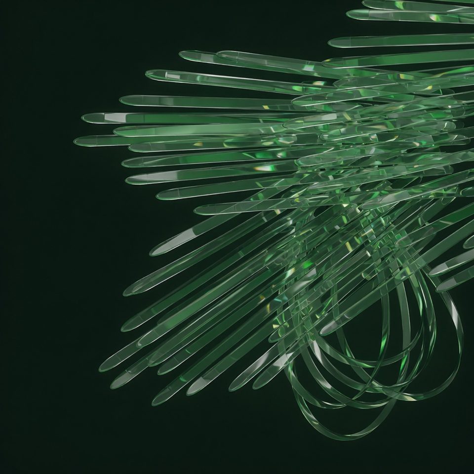 Generated specimen oc26r-r5a-interpenetrating-frond-grok-imagine-quality-03